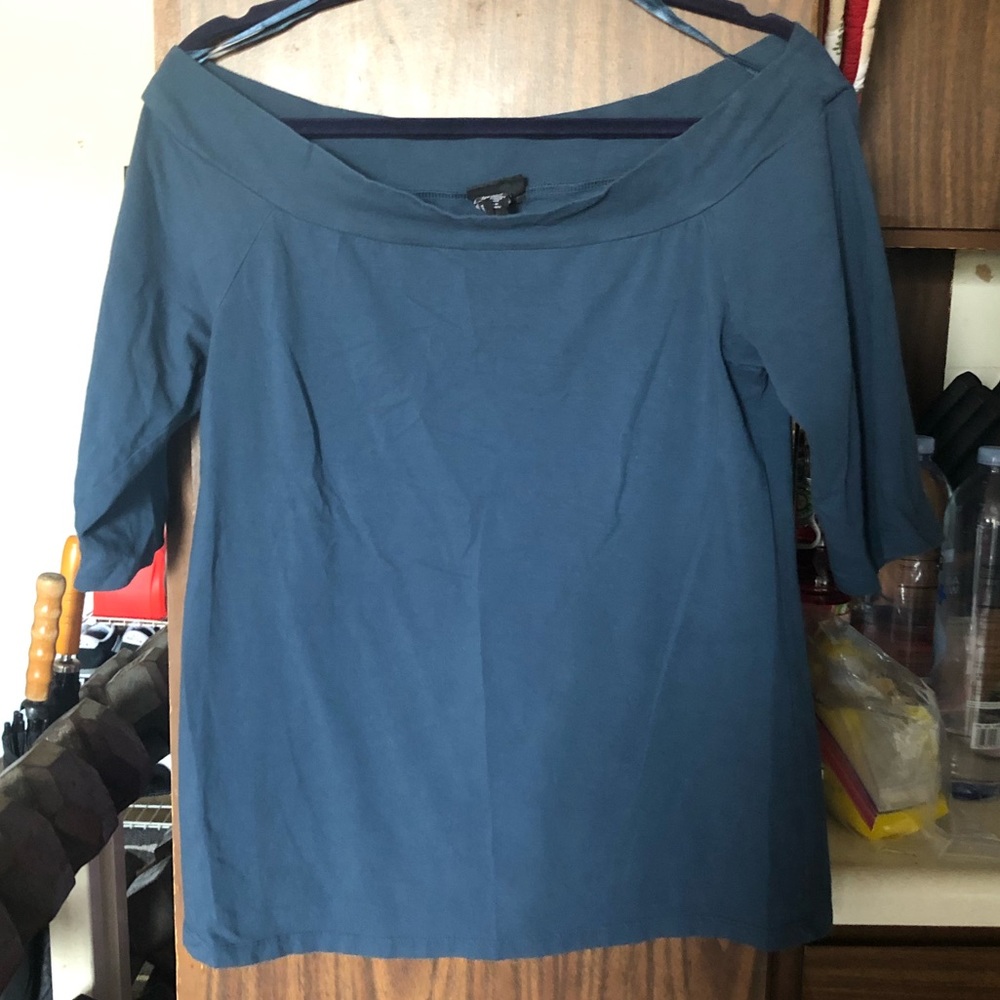 Torrid off the shoulder top 3/4 sleeve